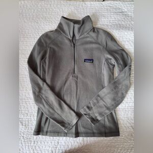 Patagonia Grey Fleece quarter-zip